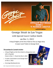 George Strait Tickets in Las Vegas 202//261